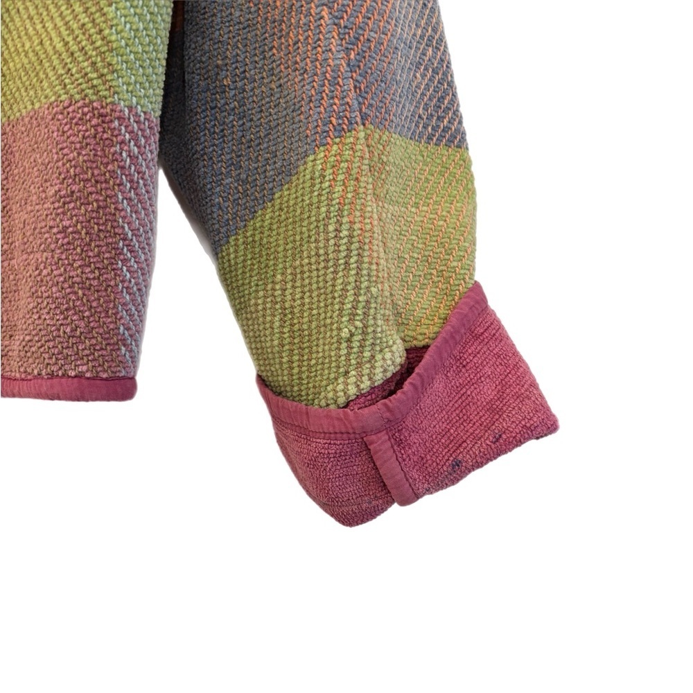 Anu by natural colorful 100% cotton  corduroy color block blazer - Picture 5 of 8